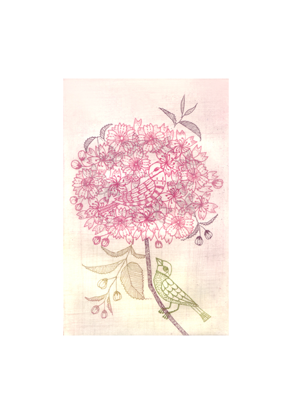 桜 ミニサイズ 小鳥